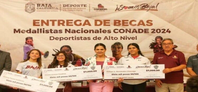 INDEBC entrega becas a atletas destacados de Baja California