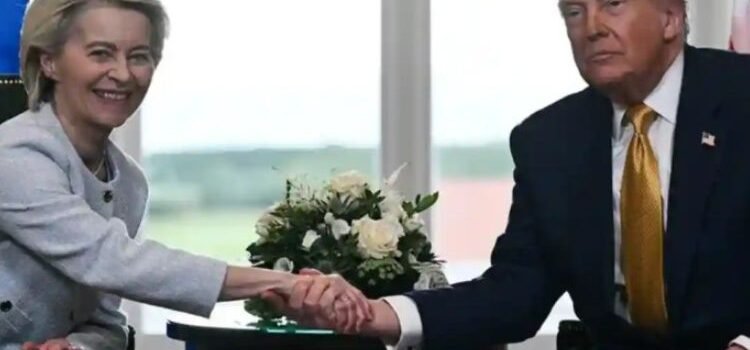 Llegan Estados Unidos y la Unión Europea a acuerdo comercial Llegan Estados Unidos y la Unión Europea a acuerdo comercial