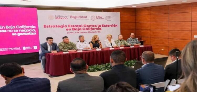 Presentan Estrategia contra la Extorsión en Baja California