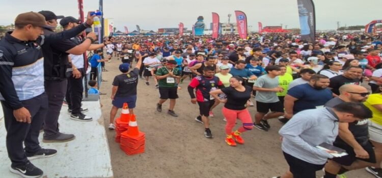 Más de 4 mil participaron en el Serial Atlético Delegacional del IMDET en Playas de Tijuana