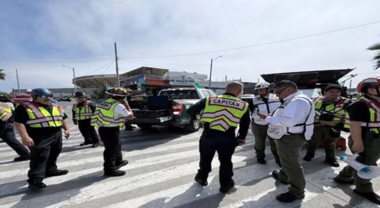 Tijuana realizó el primer simulacro de tsunami