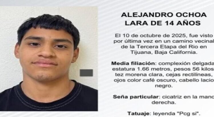 Reportan como desaparecido a Alejandro Ochoa Lara