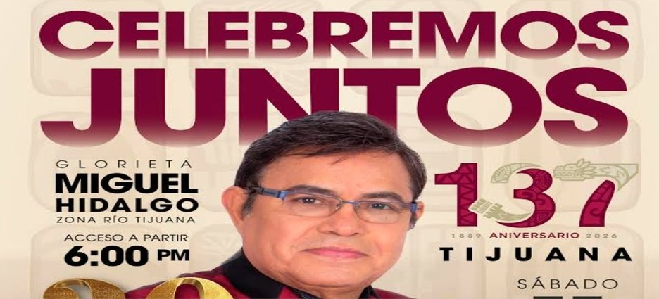 Rayito Colombiano encabezará concierto gratuito por el 137 aniversario de Tijuana