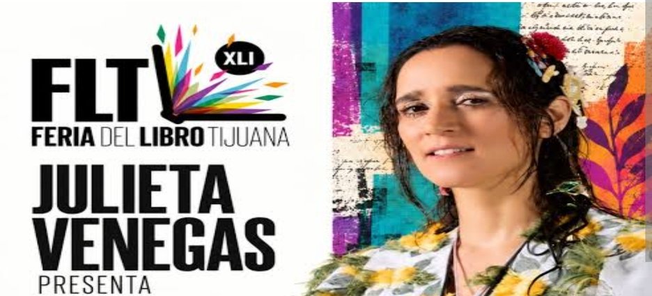Julieta Venegas presentará ‘Norteña’ en la Feria del Libro de Tijuana 2026